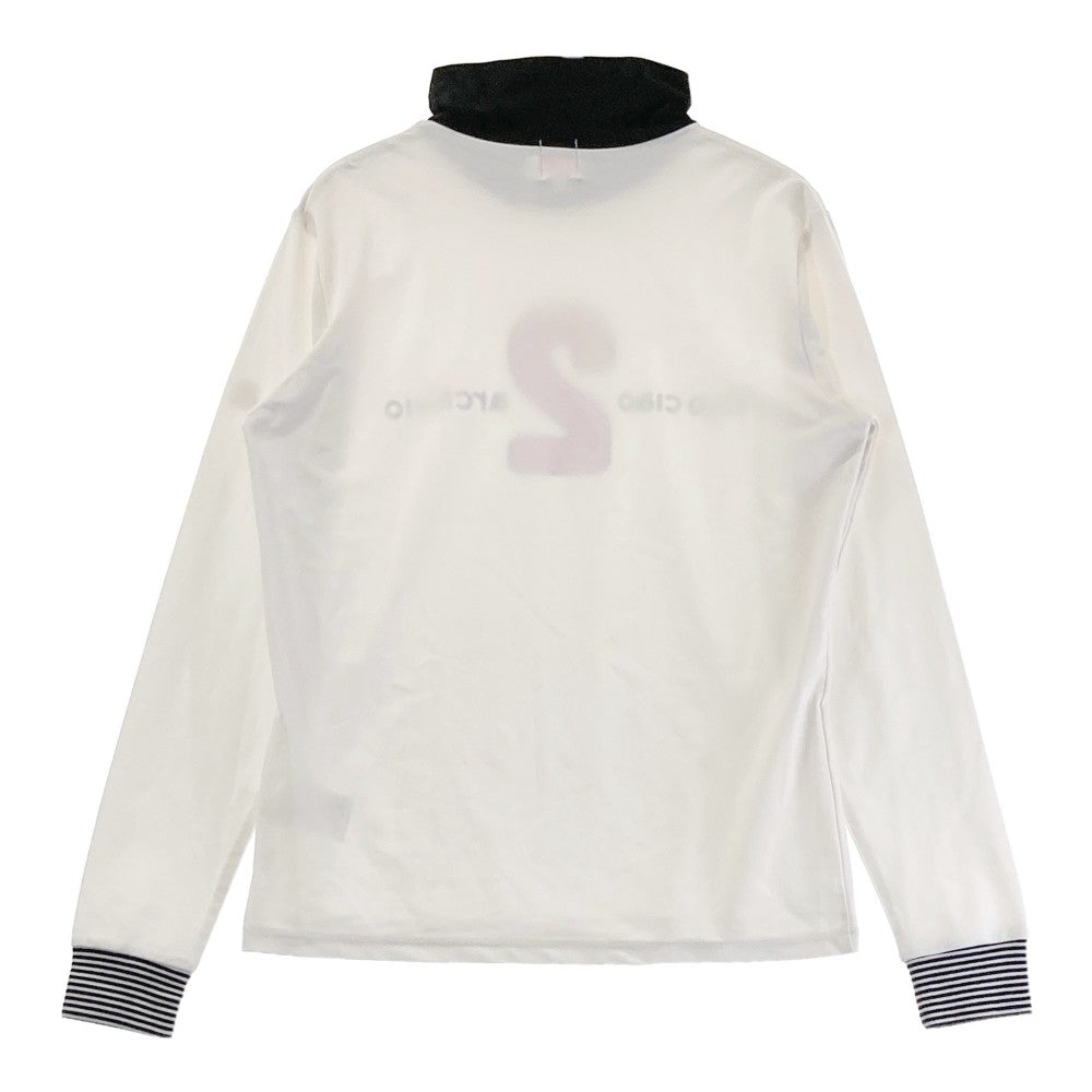 ARCHIVIO アルチビオ  襟付き 長袖Tシャツ  ホワイト系 36