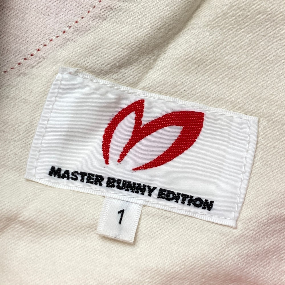 MASTER BUNNY EDITION マスターバニーエディション  ストレッチパンツ  レッド系 1
