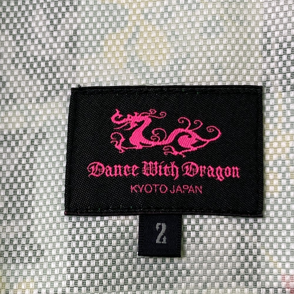 DANCE WITH DRAGON ダンスウィズドラゴン  キュロットスカート 総柄 グリーン系 2