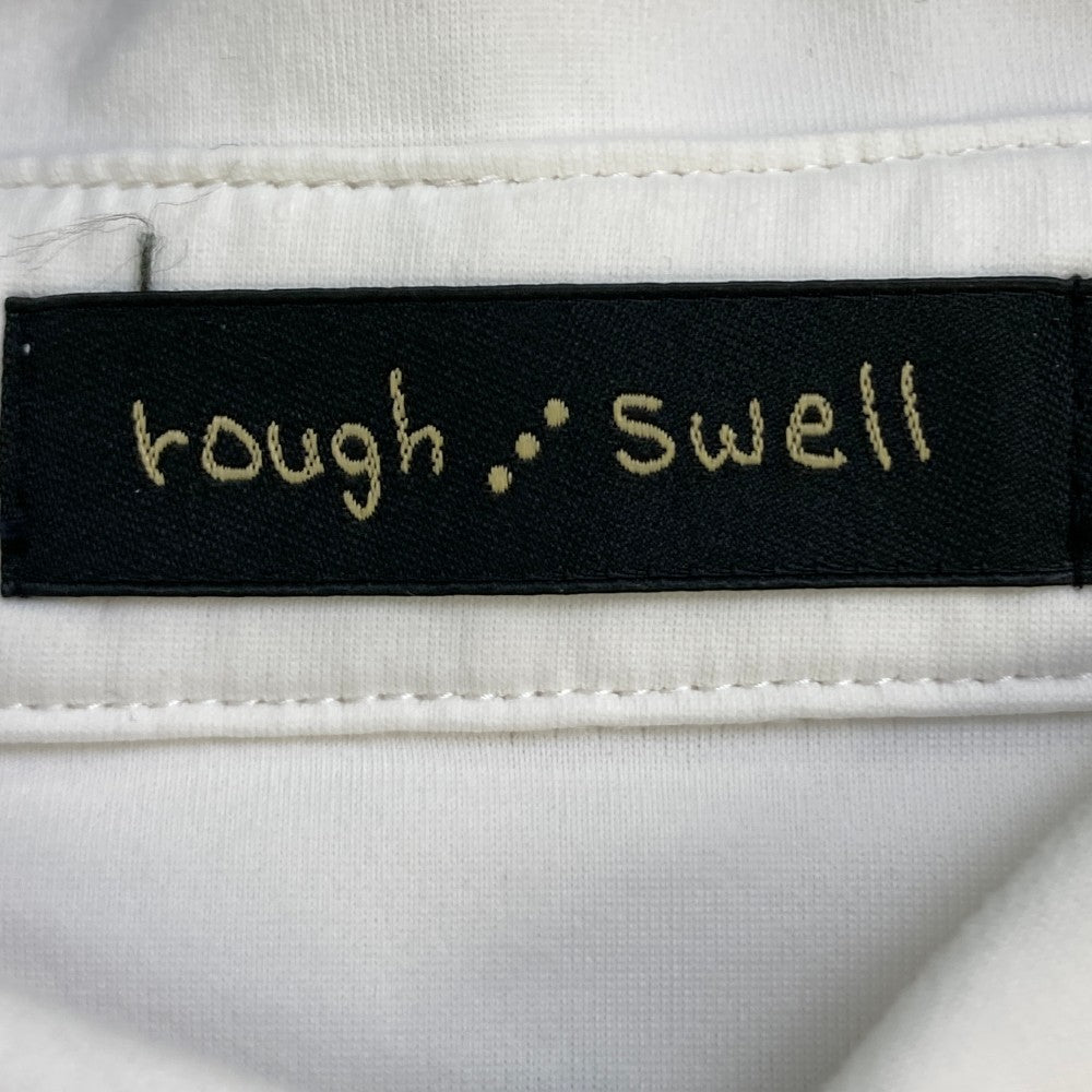 ROUGH&SWELL 러프 앤 스웰 반소매 폴로 셔츠 버튼다운 화이트 계열 S