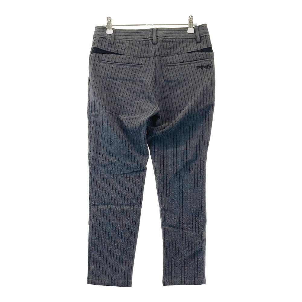 PING ピン  ストレッチパンツ 総柄 グレー系 S