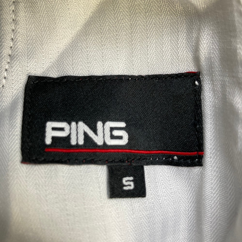 PING ピン  ストレッチパンツ 総柄 グレー系 S