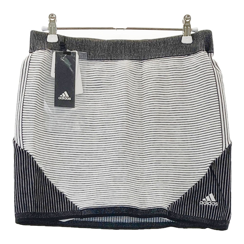 ADIDAS GOLF アディダスゴルフ  ニットスカート 総柄 ホワイト系 L