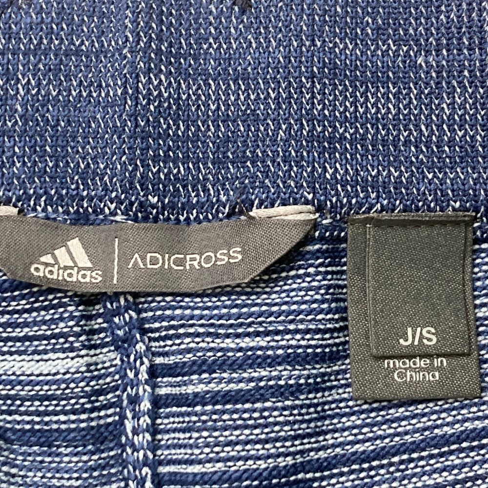 ADIDAS GOLF アディダスゴルフ  ニット ロングパンツ 総柄 ネイビー系 S