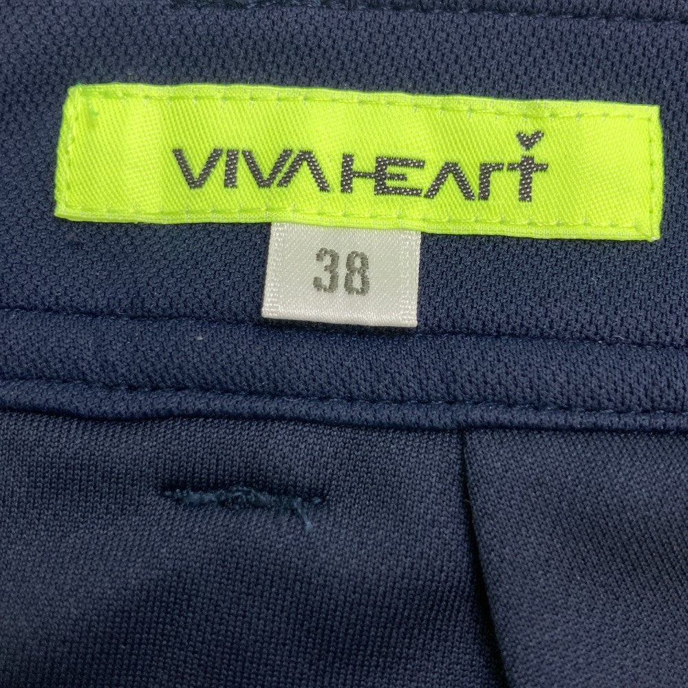 VIVA HEART ビバハート  インナー付 スカート  ネイビー系 38
