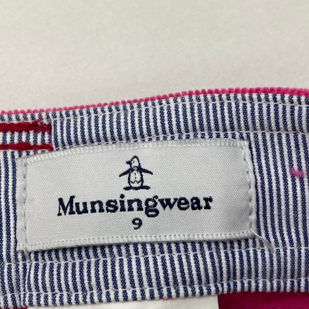 MUNSING WEAR マンシングウェア  コーデュロイ ストレッチパンツ  ピンク系 9