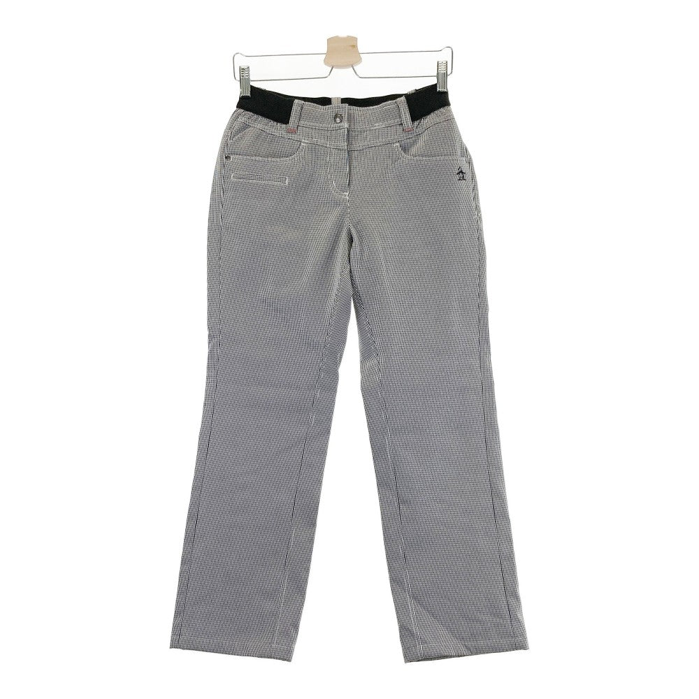 MUNSING WEAR マンシングウェア  ロングパンツ チェック柄 ブラック系 M