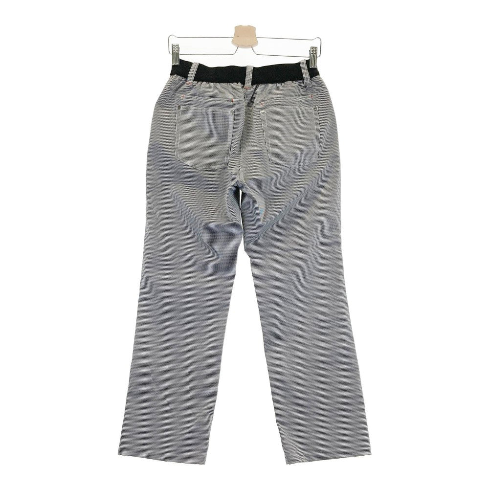 MUNSING WEAR マンシングウェア  ロングパンツ チェック柄 ブラック系 M