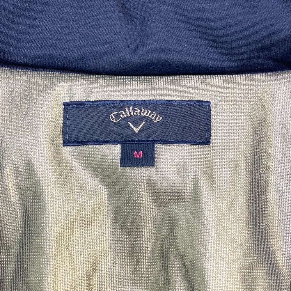 CALLAWAY 캘러웨이  충전재 노슬리브 지퍼 원피스  네이비 계열 M