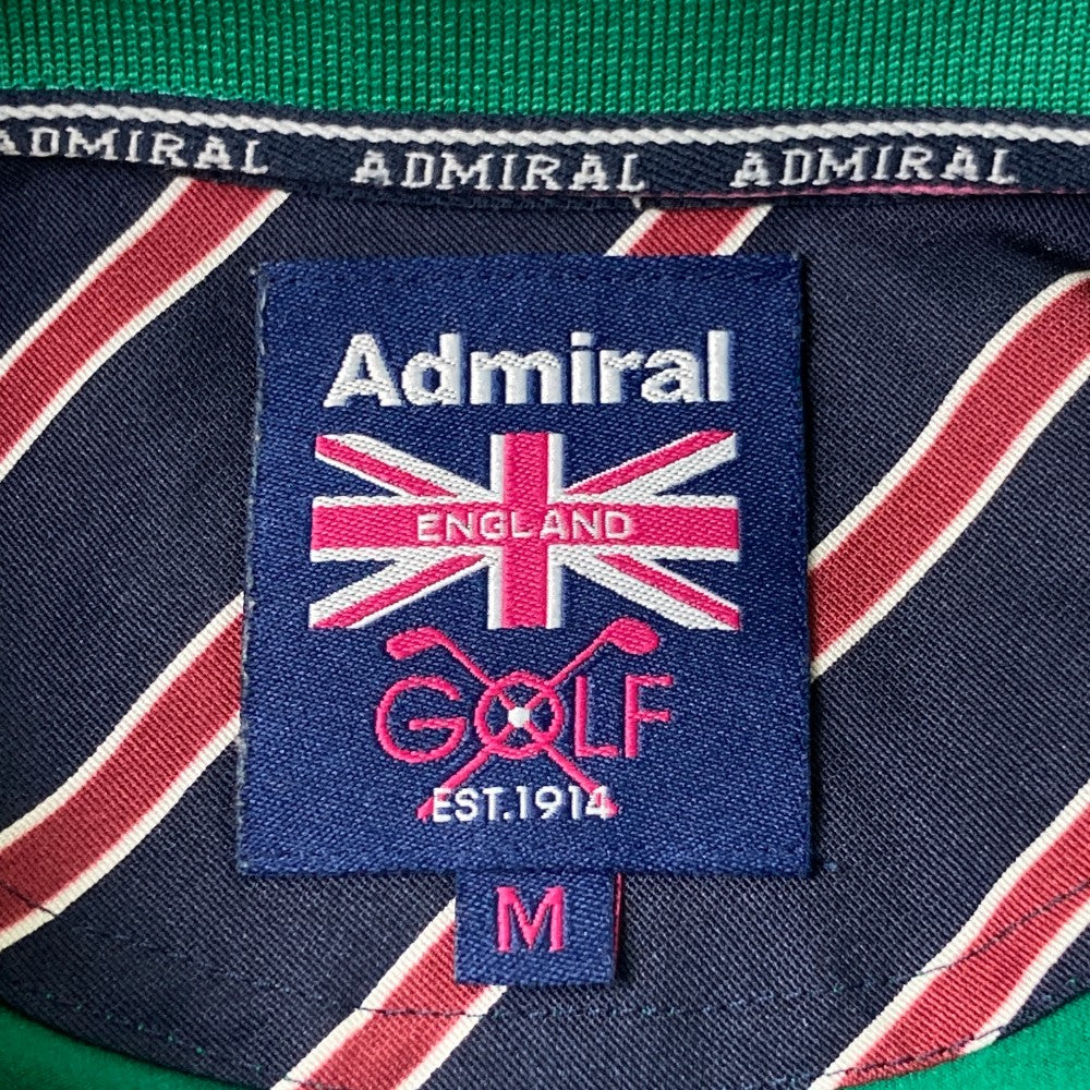 ADMIRAL(어드미럴) 긴팔 폴로 셔츠 그린계열 M