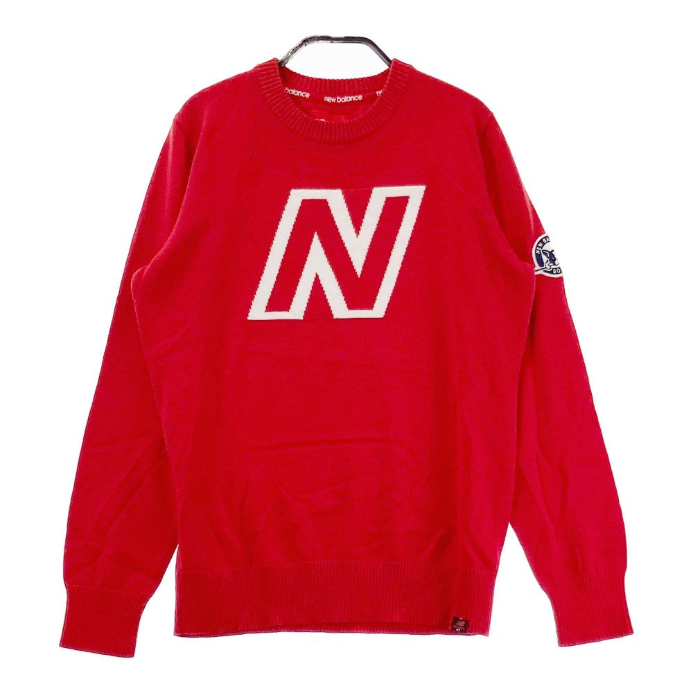 NEW BALANCE GOLF 뉴발란스  긴팔 니트 스웨터  레드 계열 2