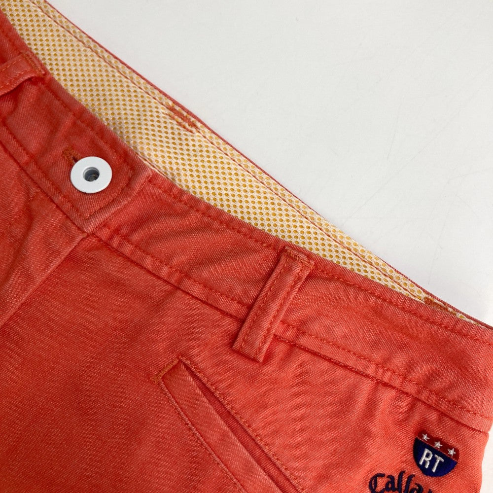 CALLAWAY キャロウェイ  ストレッチ パンツ  オレンジ系 S