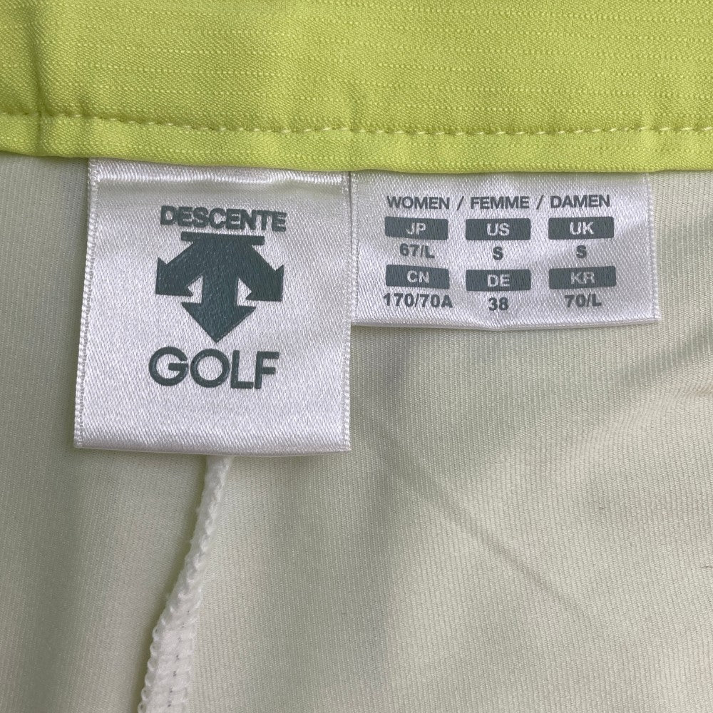 DESCENTE GOLF 데상트 골프  이너 포함 스트레치 스커트  옐로우 계열 L