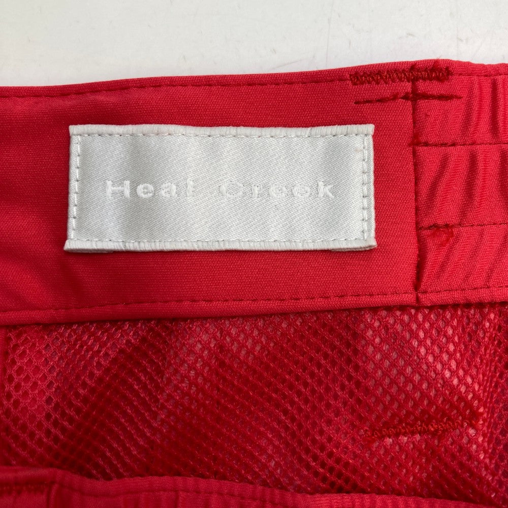 HEAL CREEK ヒールクリーク  ストレッチパンツ  レッド系 40