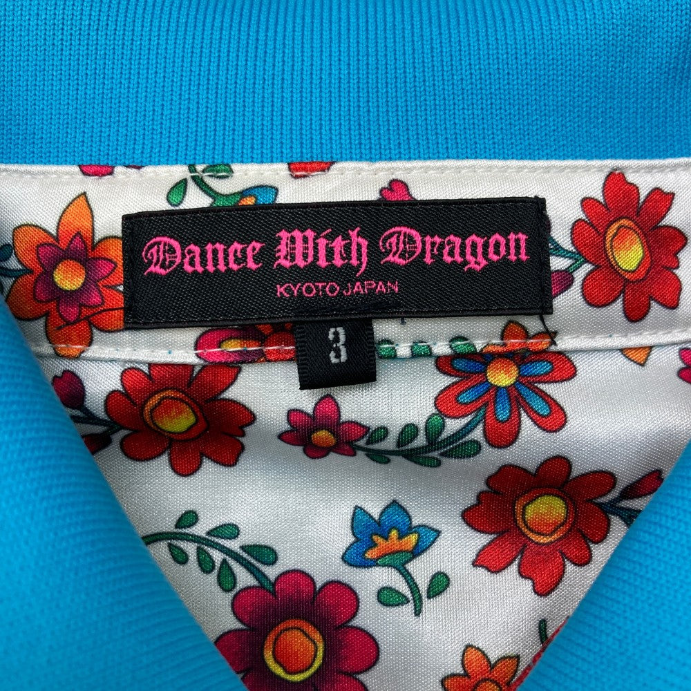 DANCE WITH DRAGON ダンスウィズドラゴン  半袖ポロシャツ  ブルー系 3
