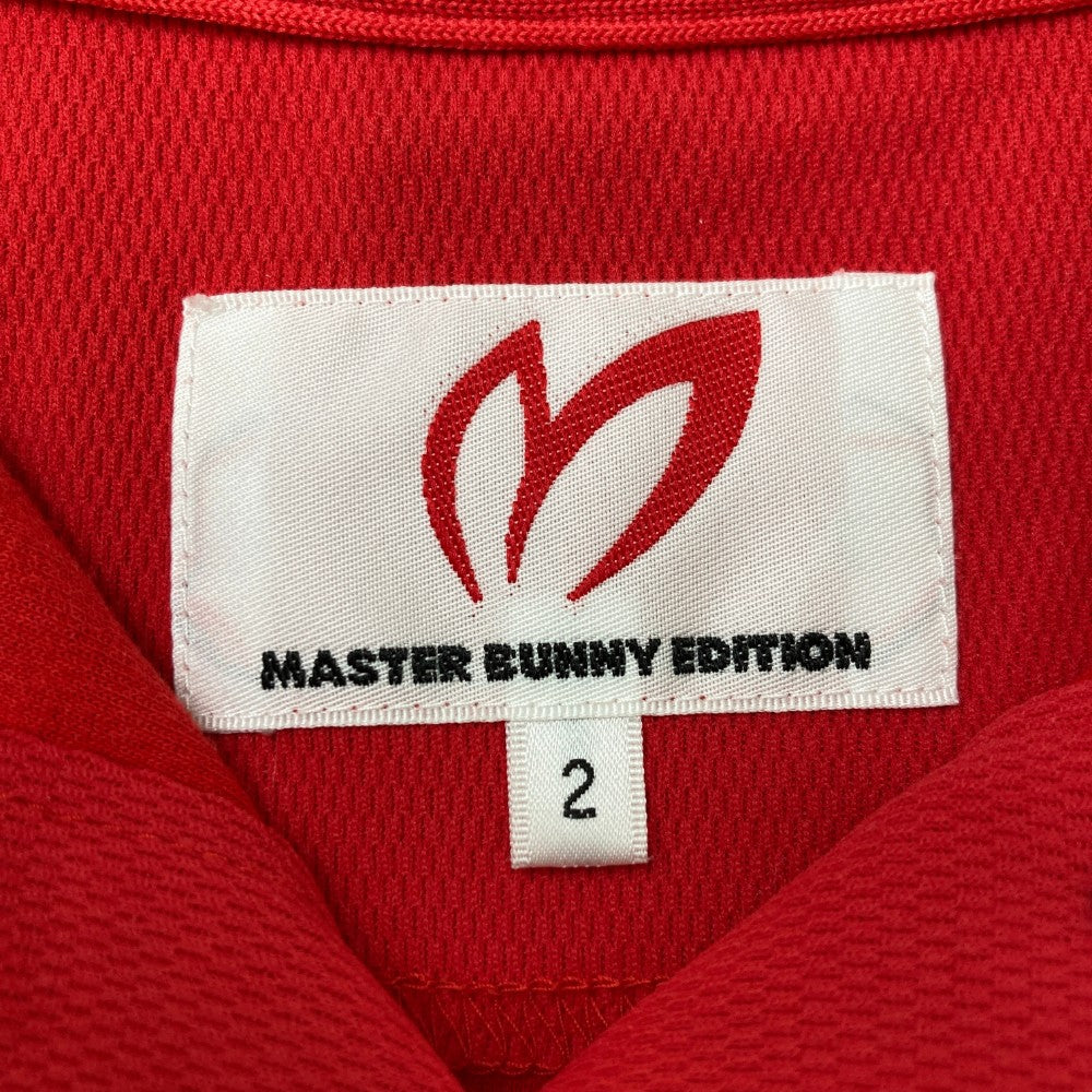 MASTER BUNNY EDITION マスターバニーエディション  半袖ポロシャツ  レッド系 2