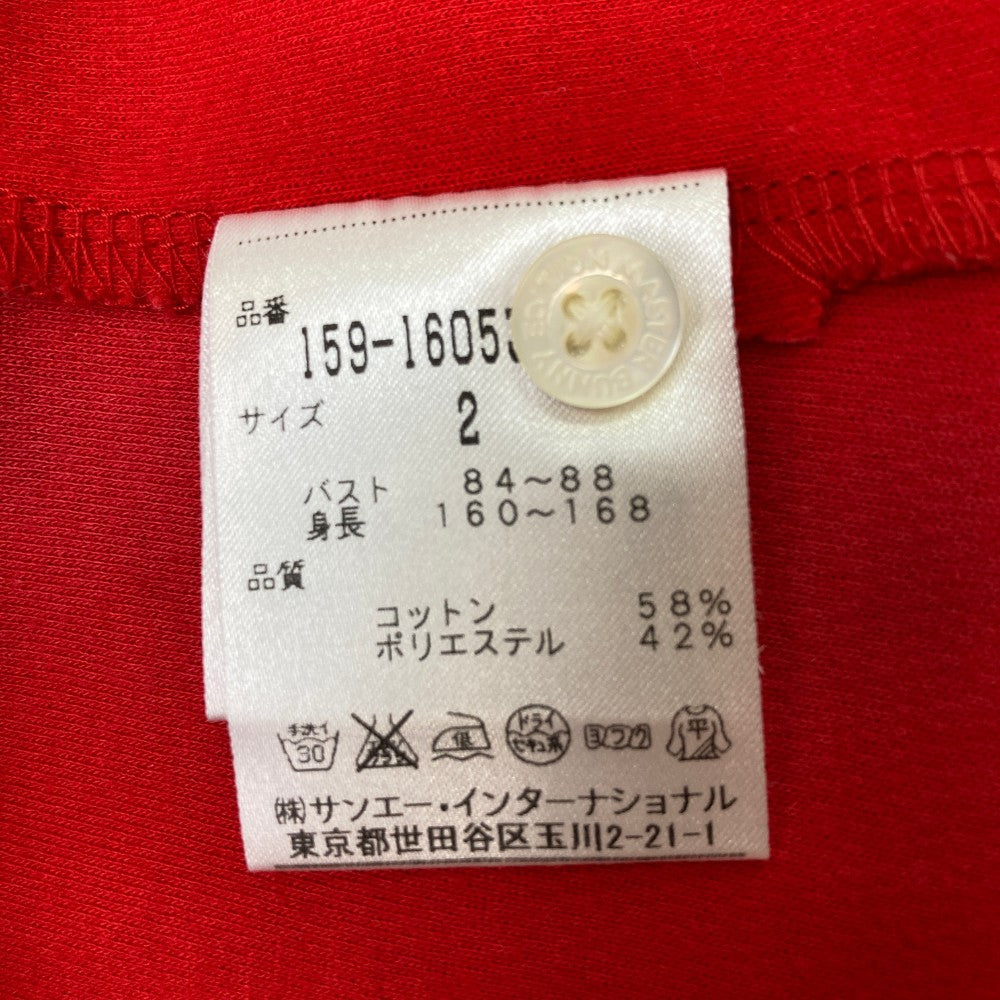 MASTER BUNNY EDITION マスターバニーエディション  半袖ポロシャツ  レッド系 2