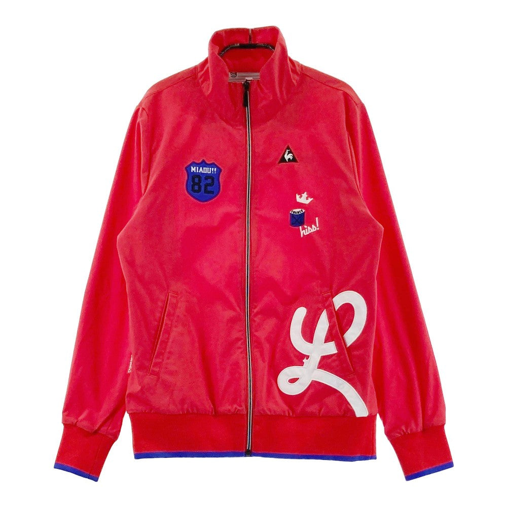 LE COQ GOLF ルコックゴルフ  ジップジャケット  レッド系 M