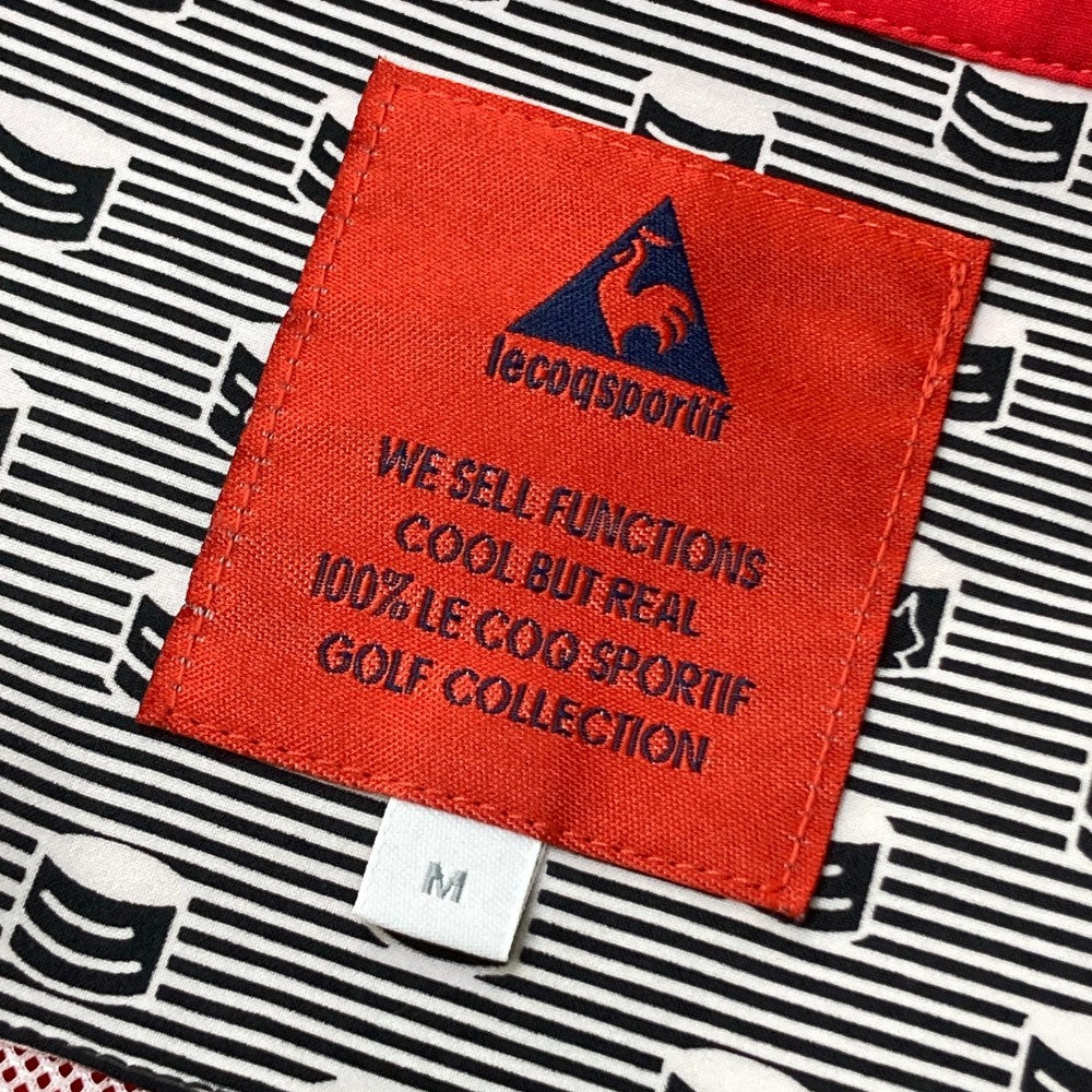 LE COQ GOLF ルコックゴルフ  ジップジャケット  レッド系 M