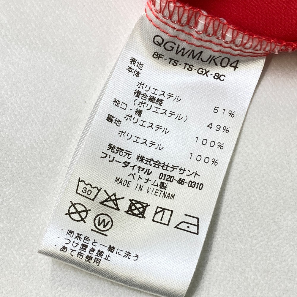 LE COQ GOLF ルコックゴルフ  ジップジャケット  レッド系 M