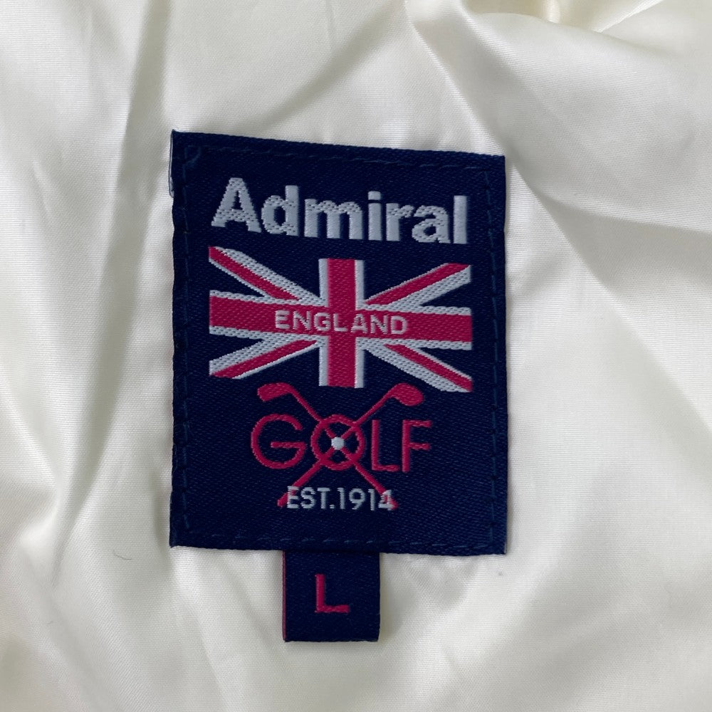 ADMIRAL 어드미럴 하프집업 재킷 블루종 화이트 계열 L 사이즈