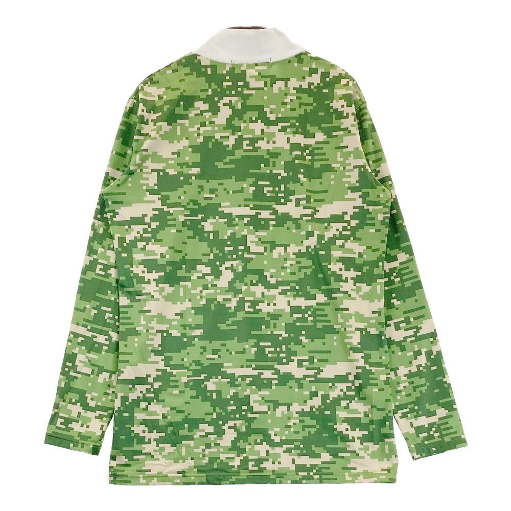 RUSSELUNO ラッセルノ  ハイネック 長袖Tシャツ ルチャ デジタルカモフラ 迷彩 総柄 グリーン系 5
