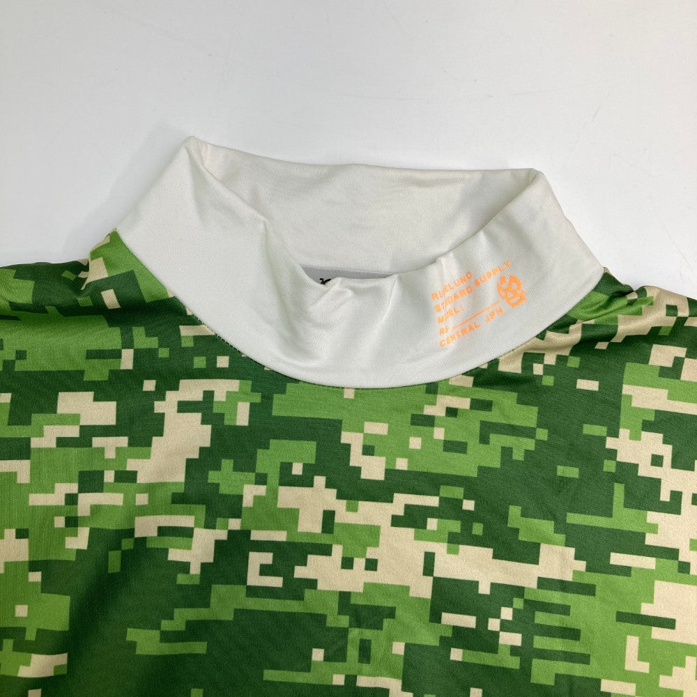 RUSSELUNO ラッセルノ  ハイネック 長袖Tシャツ ルチャ デジタルカモフラ 迷彩 総柄 グリーン系 5