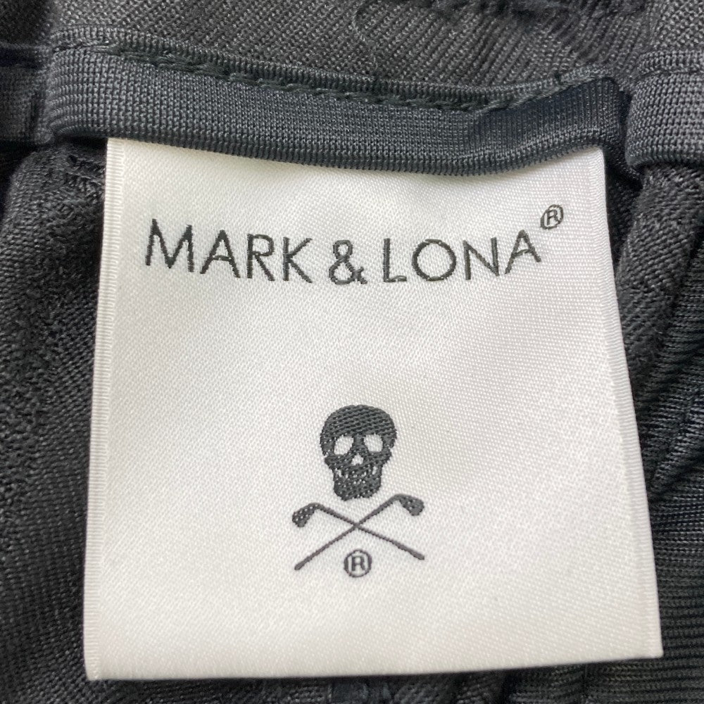 MARK&LONA マークアンドロナ 2023年モデル イージーパンツ 総柄 ブラック系 50