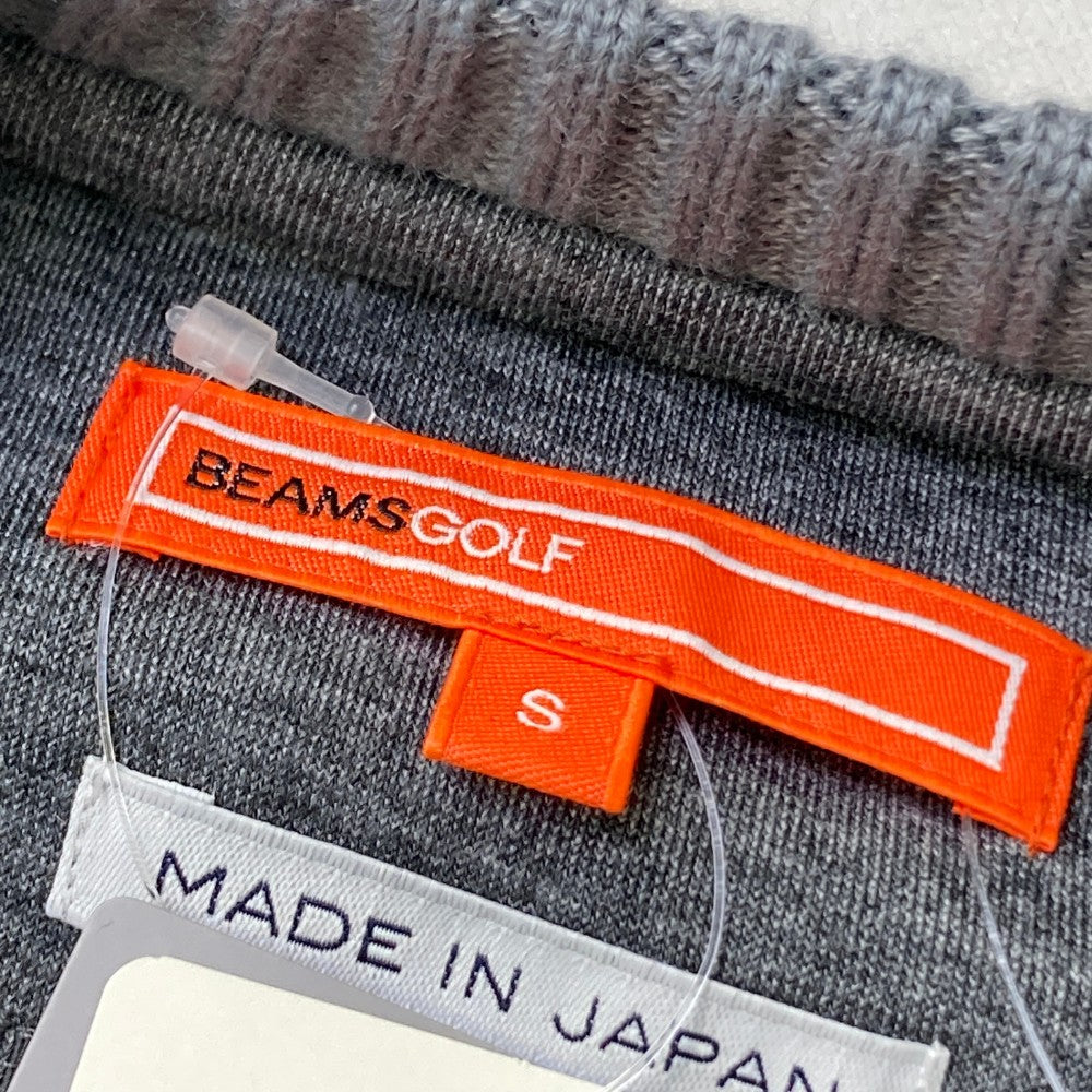 BEAMS GOLF 빔스 골프 배색 스웨트셔츠 그레이 계열 S세트