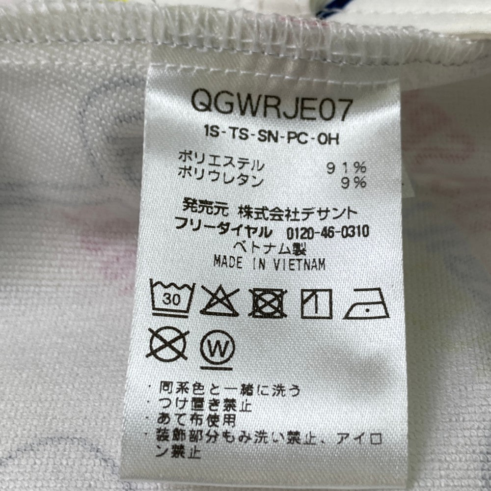 LE COQ GOLF ルコックゴルフ  ストレッチ スカート ロゴ総柄 ホワイト系 9