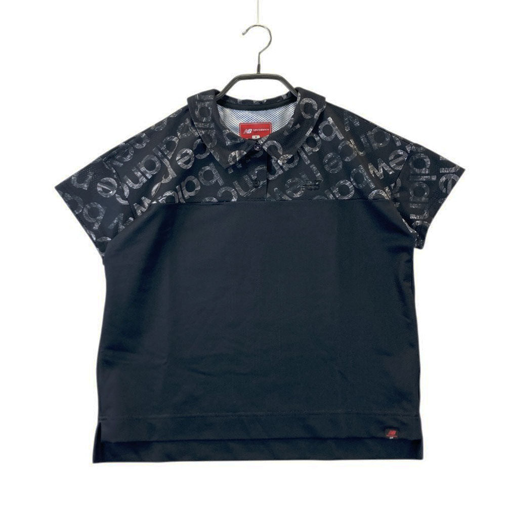 NEW BALANCE GOLF 뉴발란스  반팔 폴로셔츠 메시 로고 총판 블랙 계열 0