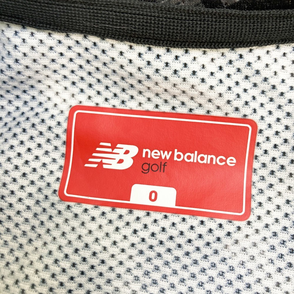 NEW BALANCE GOLF 뉴발란스  반팔 폴로셔츠 메시 로고 총판 블랙 계열 0