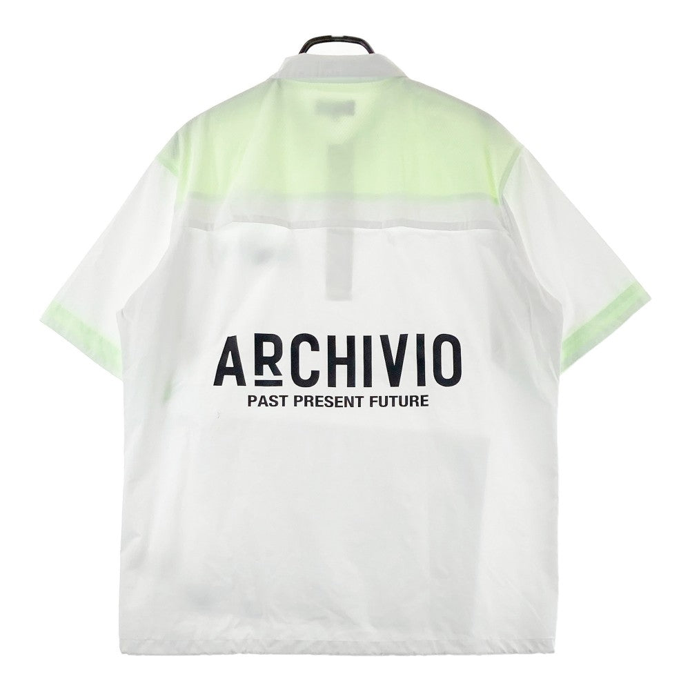 ARCHIVIO 아르치비오  반팔 폴로 셔츠 블라우스  화이트 계열 48