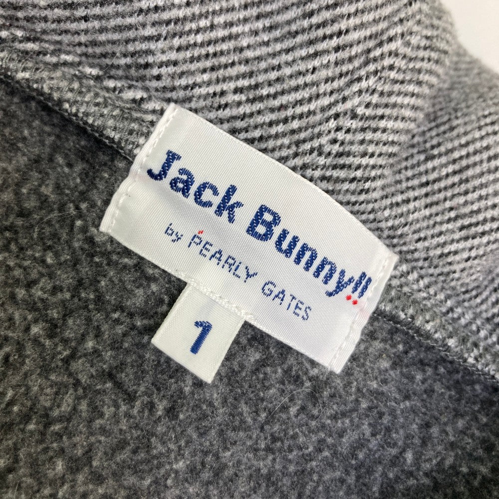 JACK BUNNY ジャックバニー  裏起毛 ジップパーカー  グレー系 1