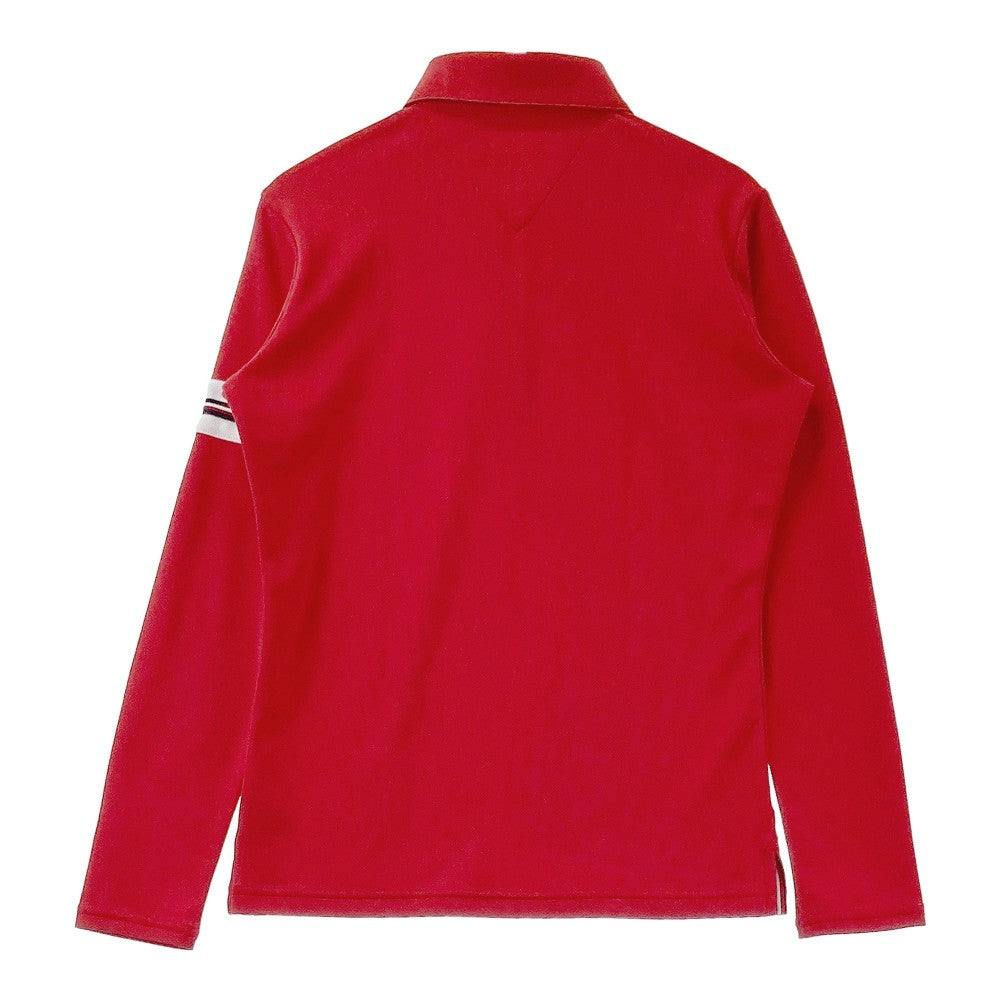TOMMY HILFIGER GOLF 토미 힐피거 골프 긴팔 폴로 셔츠 레드 계열 S