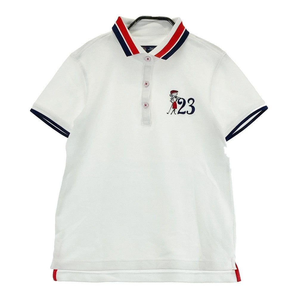 23구 GOLF 니주산쿠 골프 반소매 폴로셔츠 화이트 계열 1