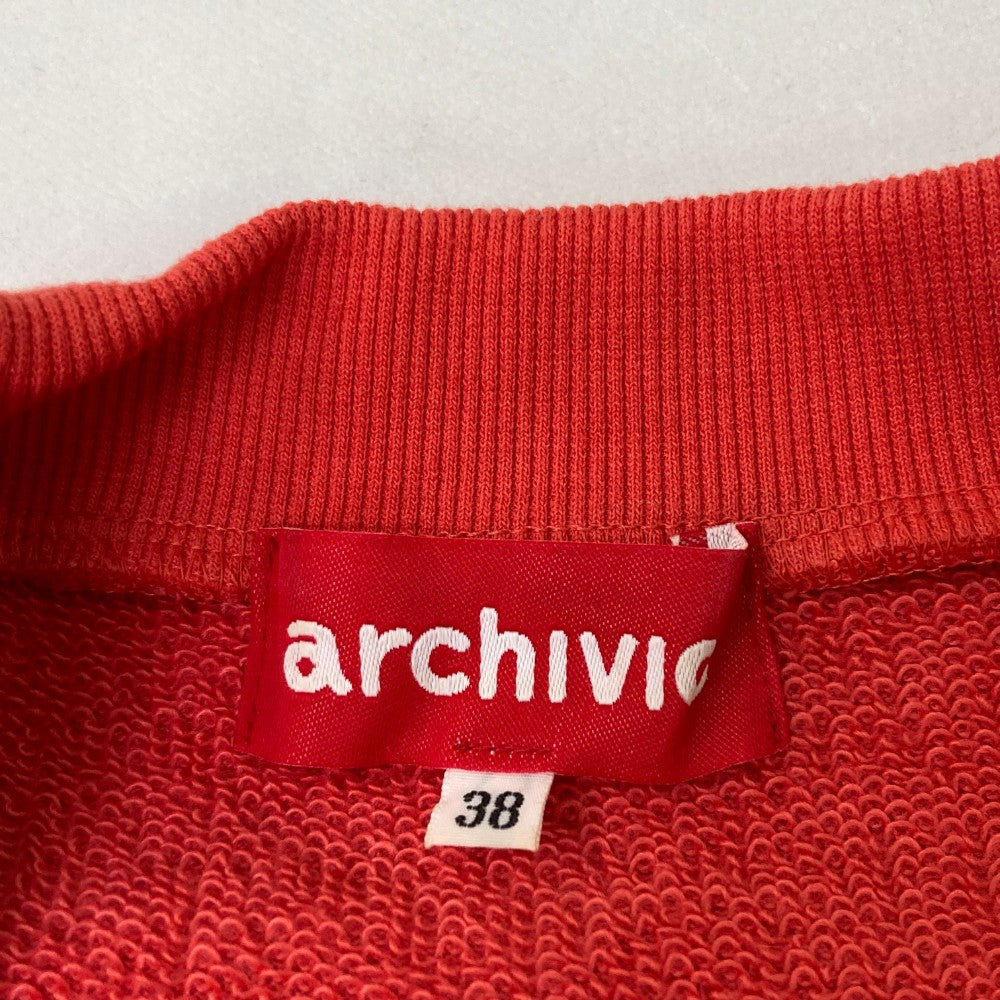 ARCHIVIO アルチビオ 2022年モデル スウェット トレーナー  レッド系 38