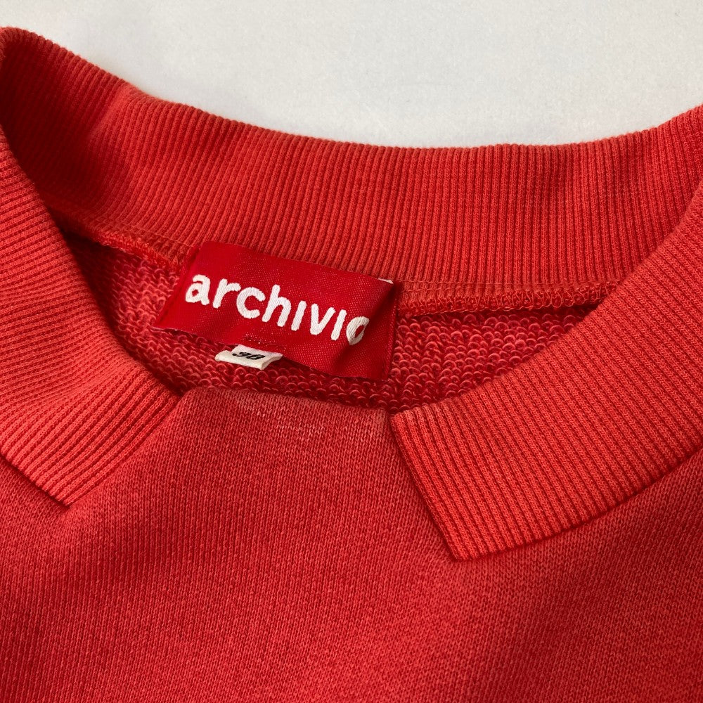 ARCHIVIO アルチビオ 2022年モデル スウェット トレーナー  レッド系 38