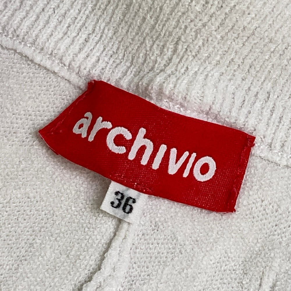ARCHIVIO 아르치비오 쇼츠 파일 소재 화이트 계열 36