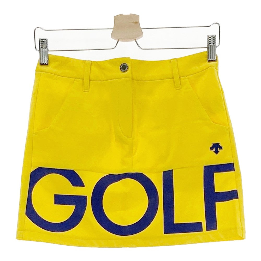 DESCENTE GOLF 데상트 골프  스트레치 스커트  옐로우 계열 S