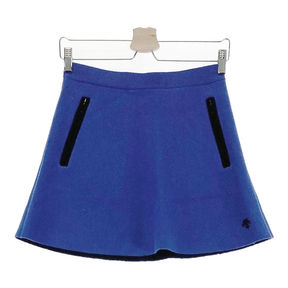 DESCENTE GOLF 데상트 골프  스트레치 니트 스커트  네이비 계열 M
