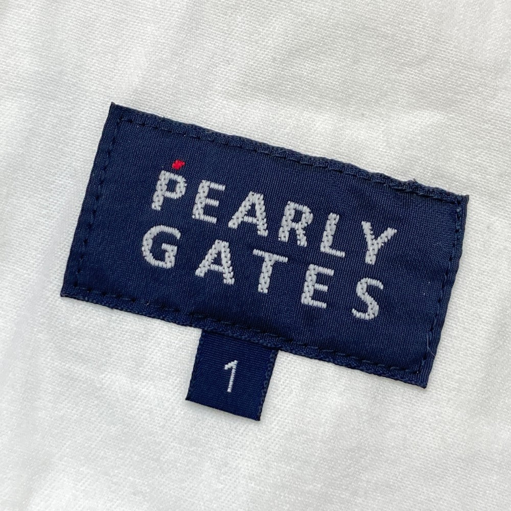 PEARLY GATES パーリーゲイツ  ストレッチスカート ストライプ柄 ホワイト系 1
