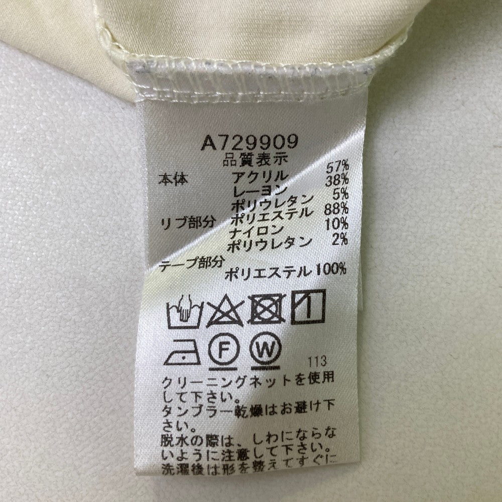 ARCHIVIO アルチビオ  ハーフジップ 長袖Tシャツ  ホワイト系