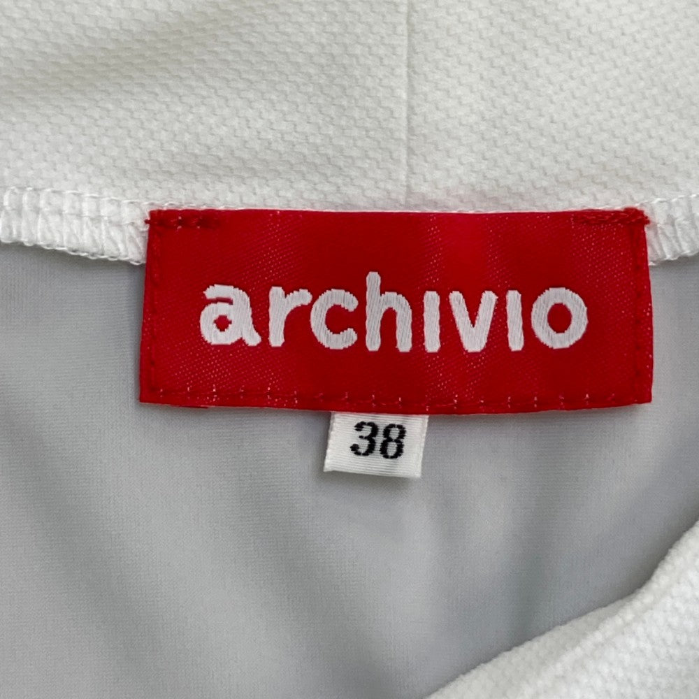 ARCHIVIO アルチビオ 2022年 ノースリーブハイネックシャツ  ホワイト系 38