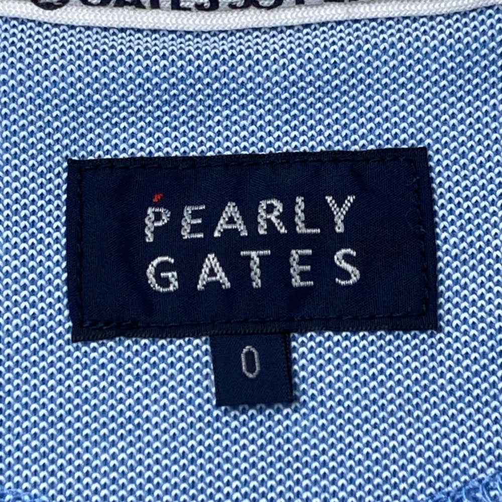 PEARLY GATES 파리게이츠 055-9160302 반팔 폴로 셔츠 블루 계열 0
