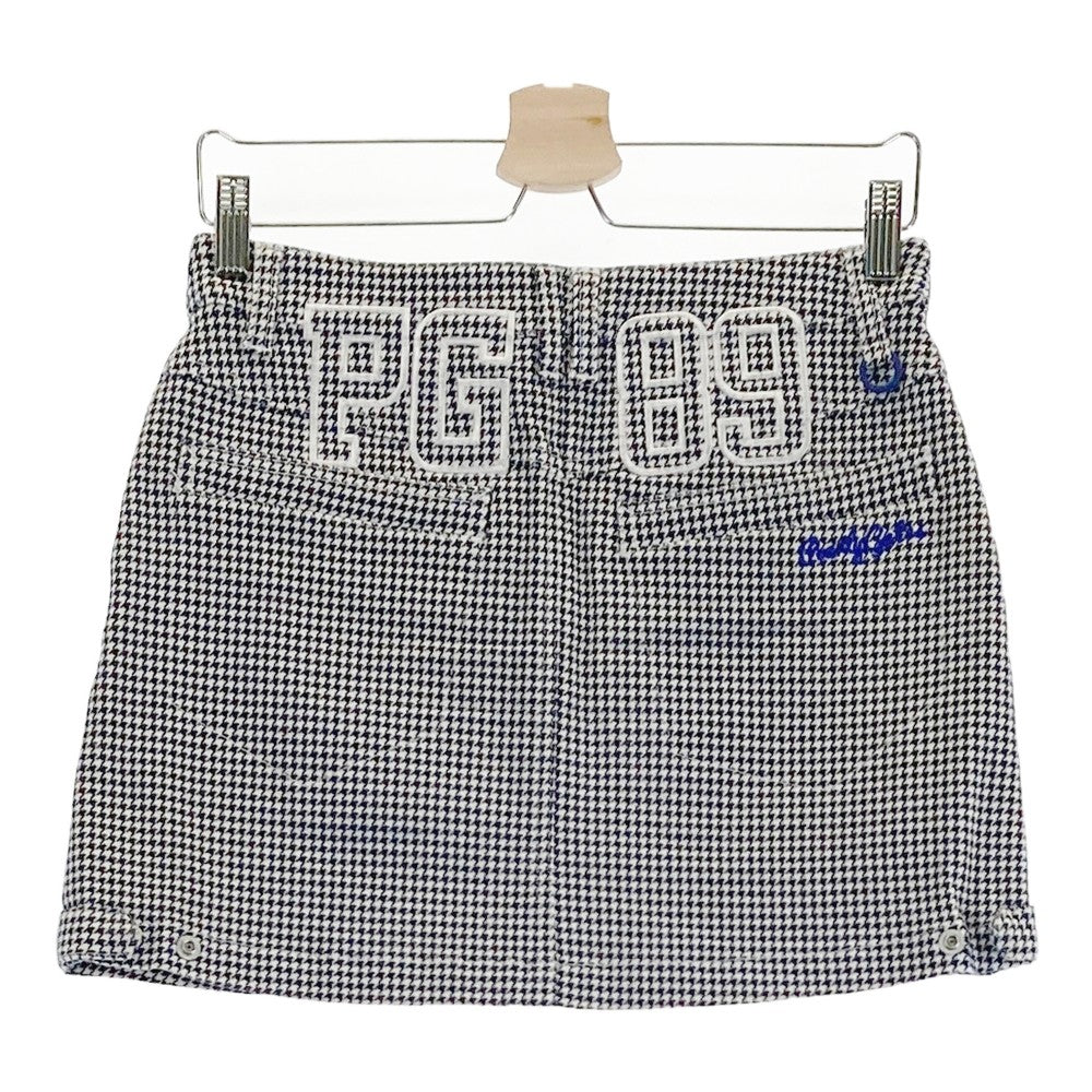 PEARLY GATES パーリーゲイツ  ストレッチスカート 千鳥柄 ブラック系 0