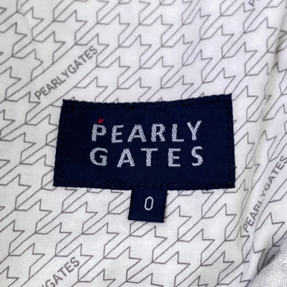 PEARLY GATES パーリーゲイツ  ストレッチスカート 千鳥柄 ブラック系 0
