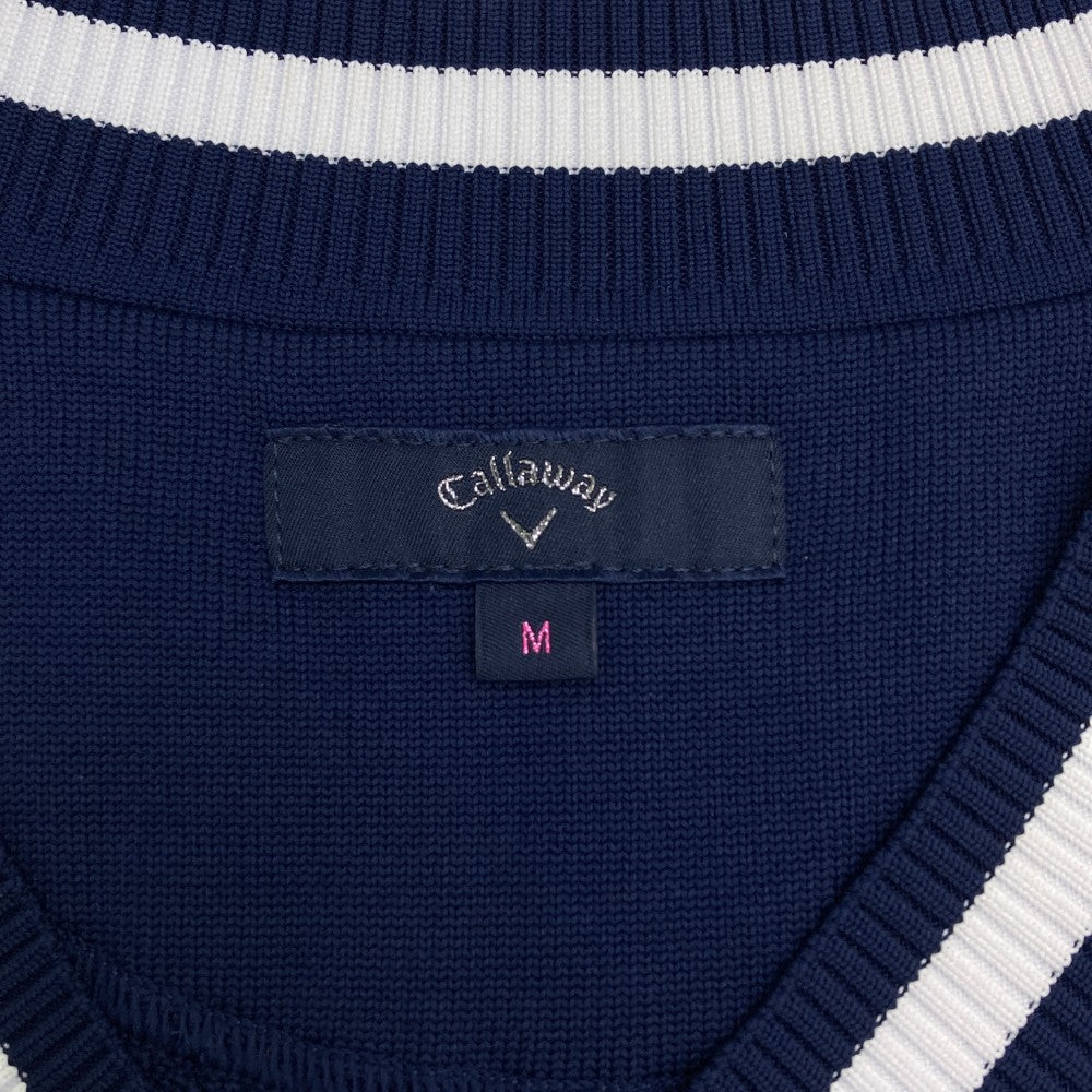 CALLAWAY キャロウェイ  ニットベスト  ネイビー系 M