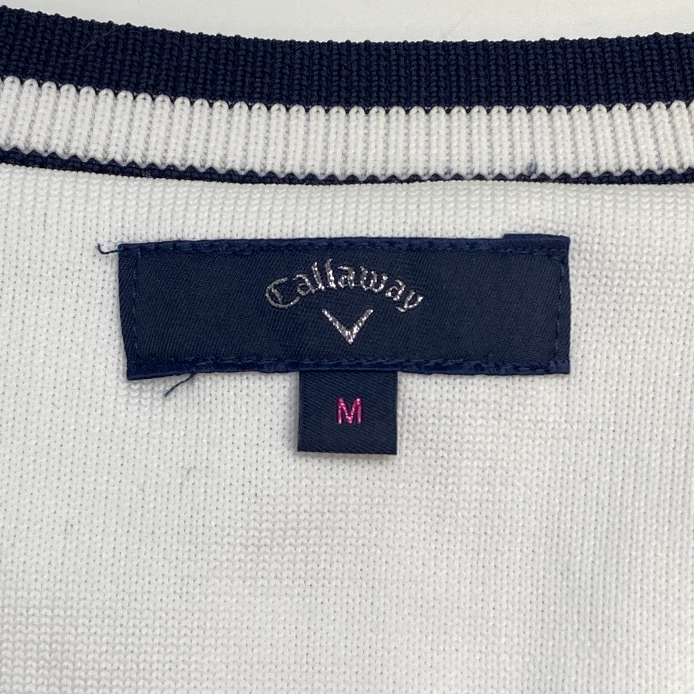 CALLAWAY キャロウェイ  ニットベスト  ホワイト系 M
