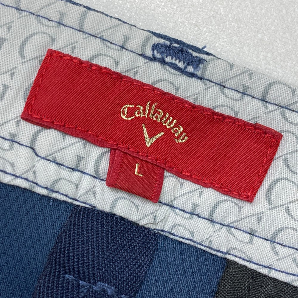 CALLAWAY キャロウェイ レッドレーベル 2022年 プリーツスカート  ネイビー系 L